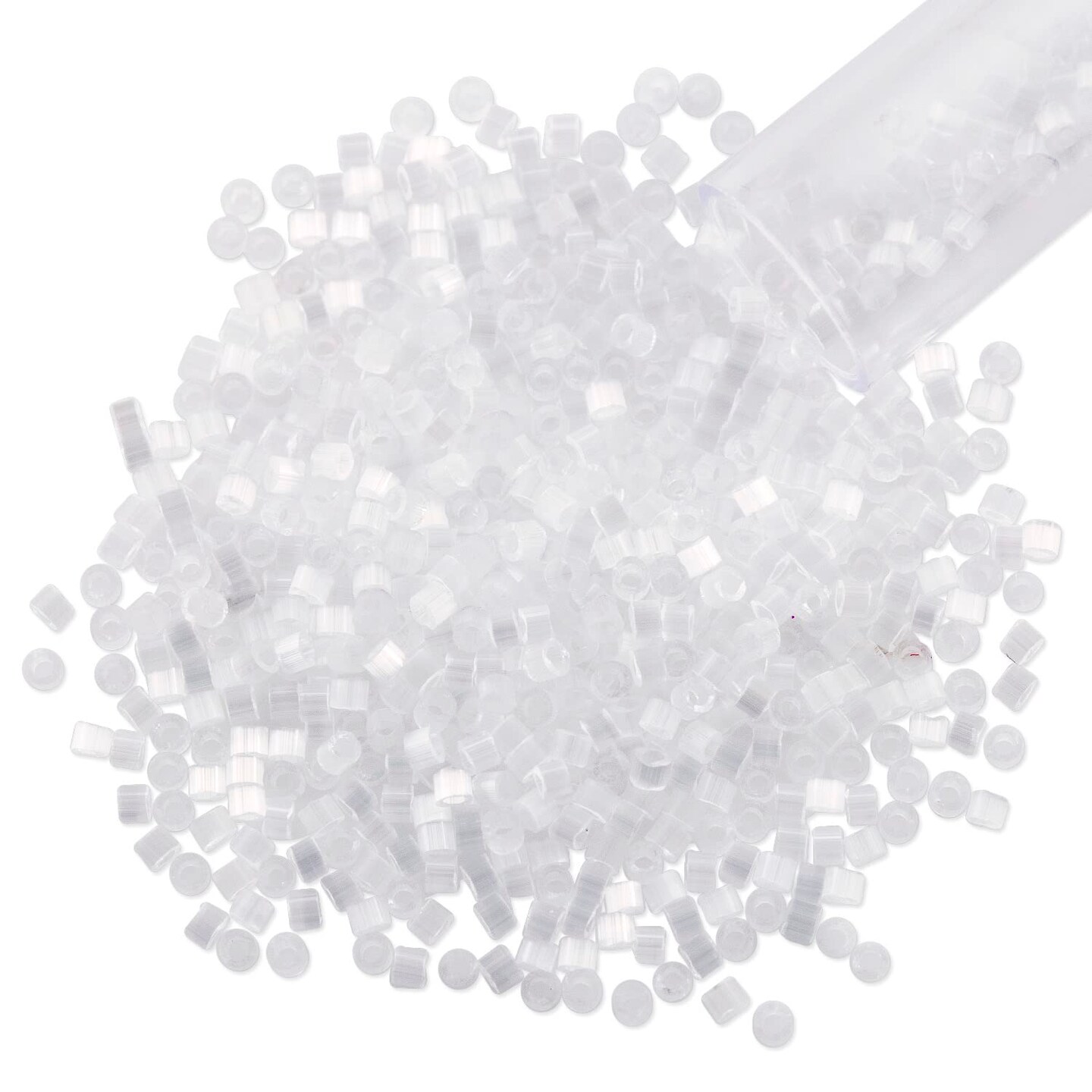 Miyuki Delica Seed Bead 11/0 Ceylon Silk Snow White