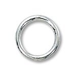 JewelrySupply Jump Ring Round Closed 8mm Sterling Silver (1-Pcs)