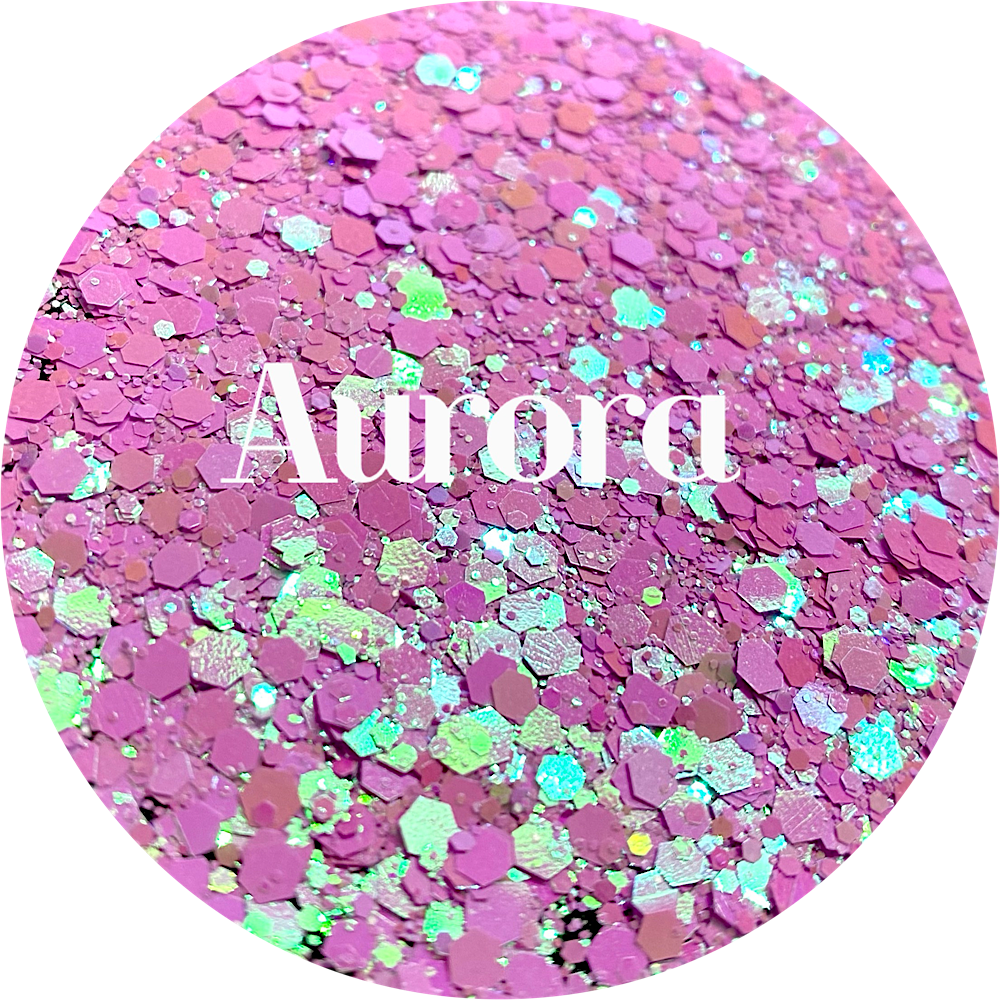 Polyester Glitter - Aurora by Glitter Heart Co.&#x2122;