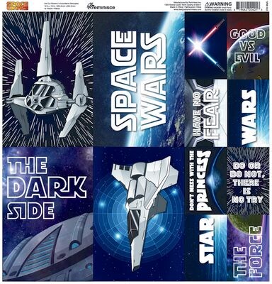 Reminisce Space Wars 2 Poster Stickers