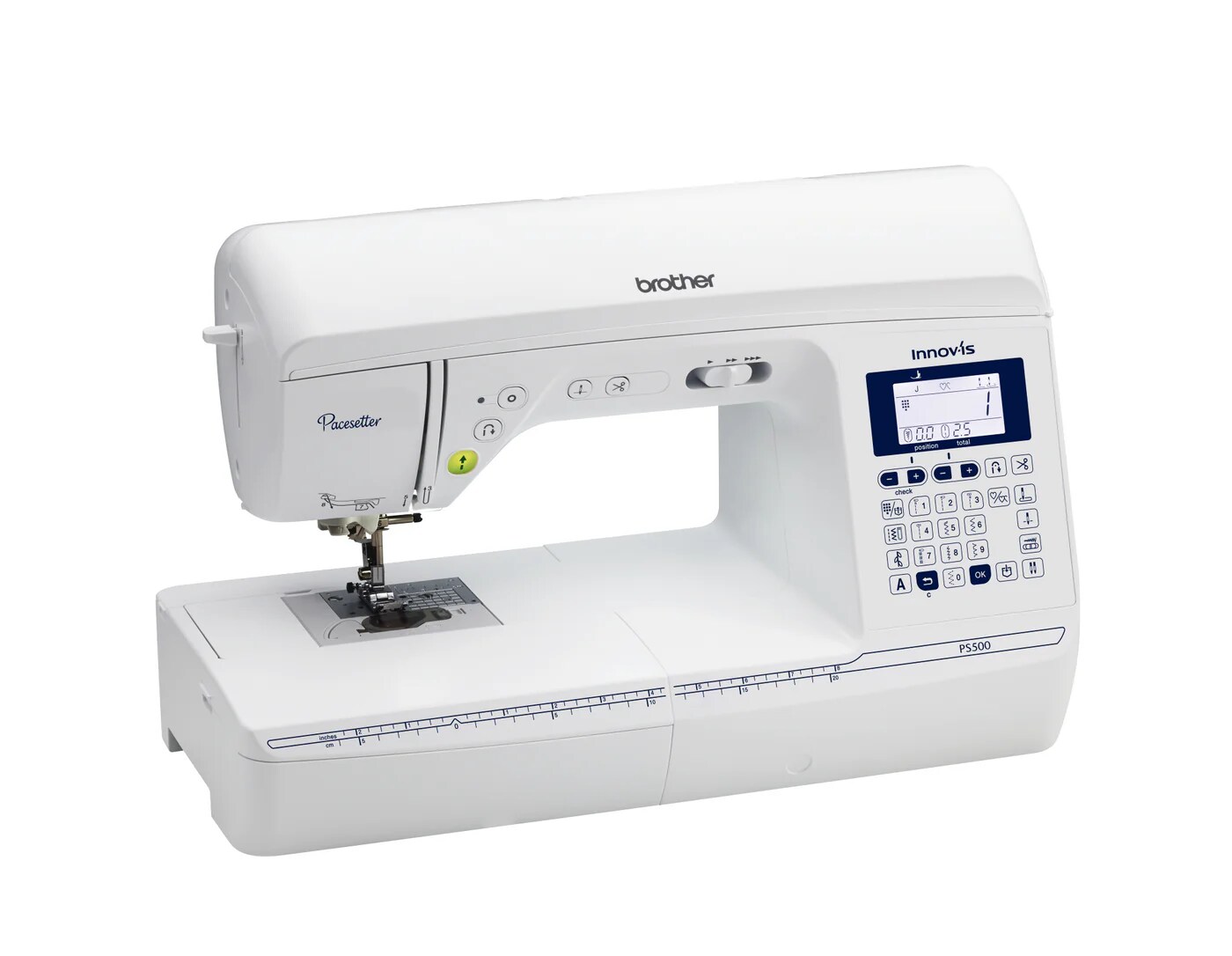 Brother Pacesetter PS500 Sewing Machine With 5 Feet Bundle