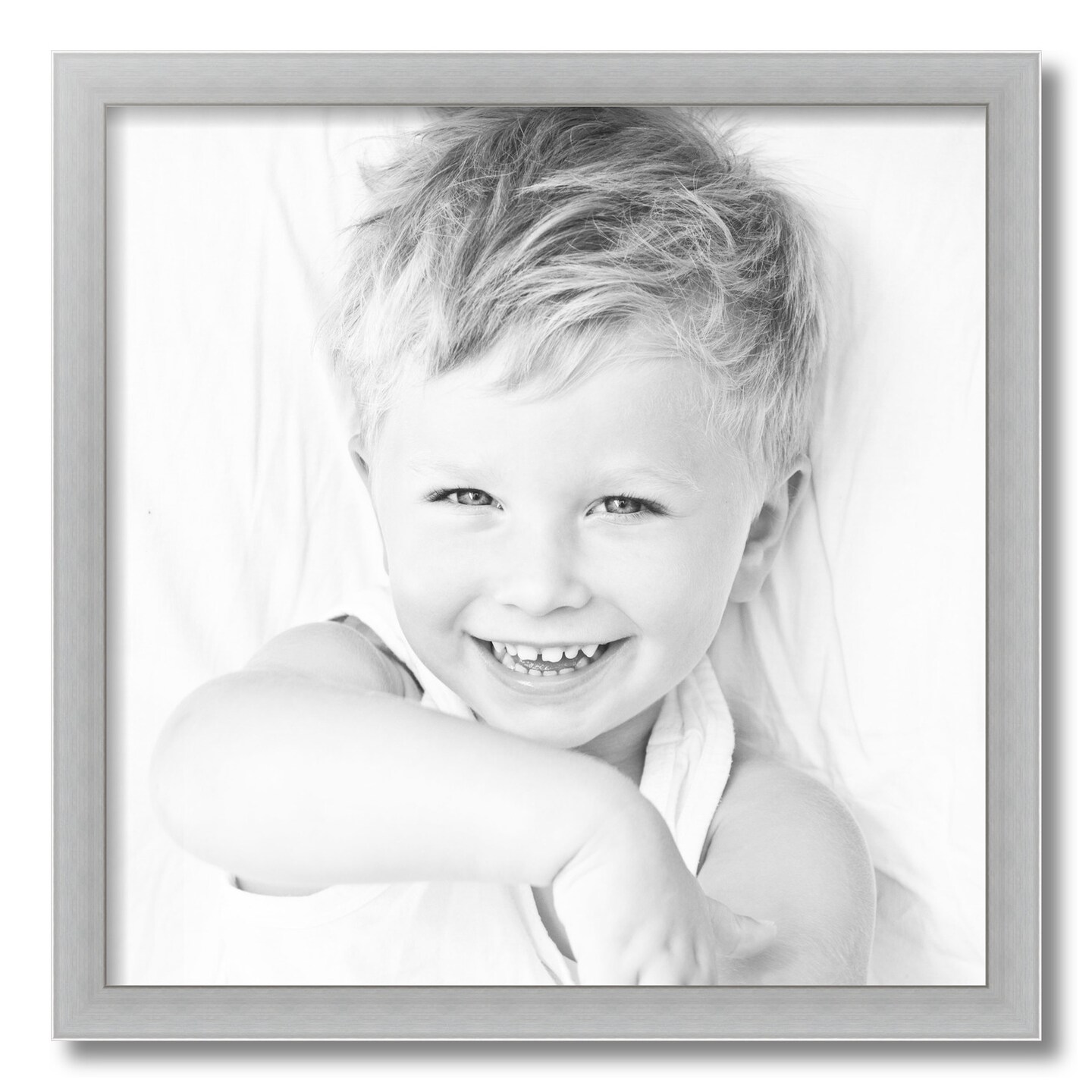 ArtToFrames 20x20 Inch Picture Frame, This 1.25 Inch Custom MDF Poster Frame is Available in Multiple Colors, Great for Your Art or Photos - Comes with Regular Acrylic and  Foam Backing 3/16 inch (V-FRBW26-20x20)