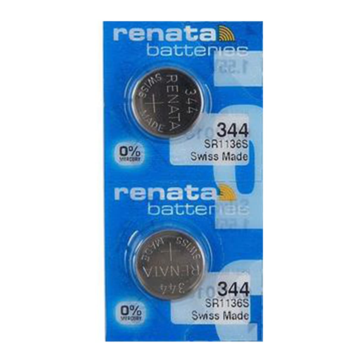 #344 Renata Watch Batteries 2Pcs