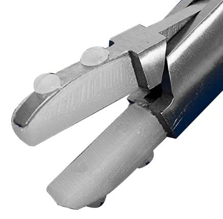5-3/4&#x22; Stainless Steel and Nylon Non-Marring Thin Nose Wire Straightening Pliers