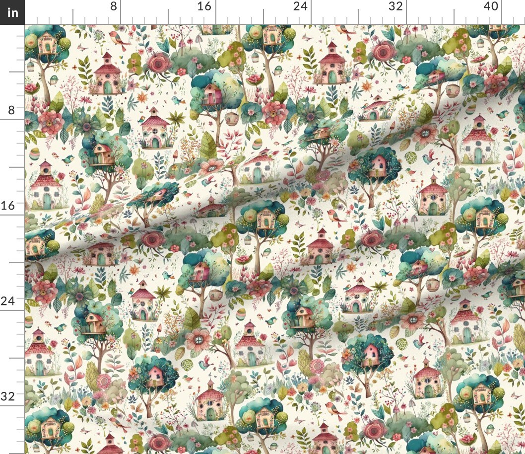 Woodland Wrapping Paper Cottagecore Wrapping Paper Woodland