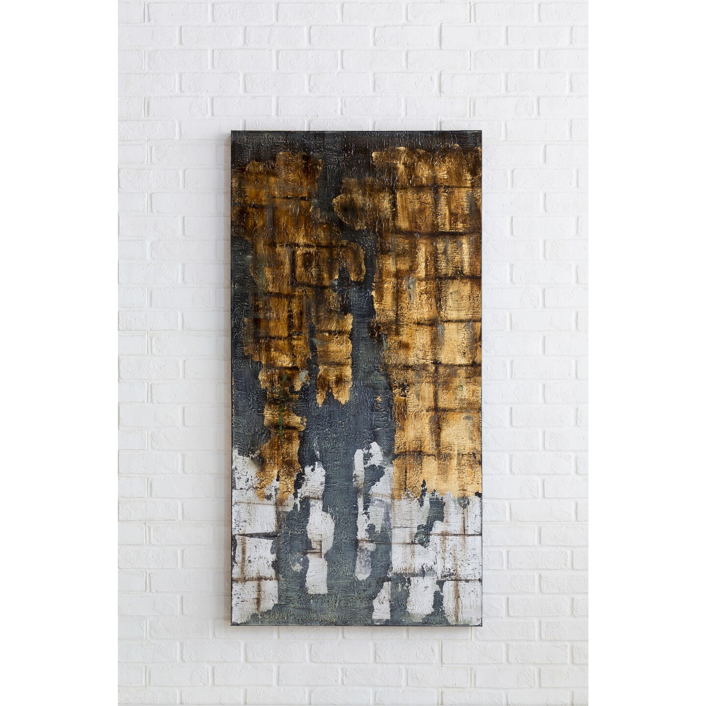 Diva At Home 60&#x201D; x 30&#x201D; Hand Painted Abstract Oil Painting on Canvas Stretched on Frame