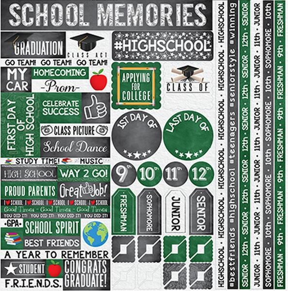 Reminisce You&#x27;ve Been Schooled: High School Stickers