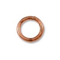 Copper Jump Ring Closed 11mm (10-Pcs)