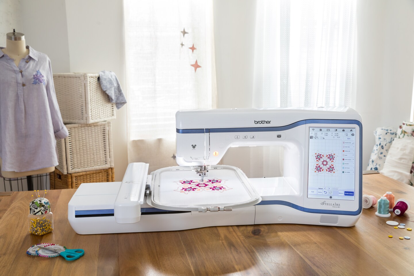 Brother Stellaire Innov-is XE1 Embroidery Machine 14x9.5 With $799 Bonus Bundle