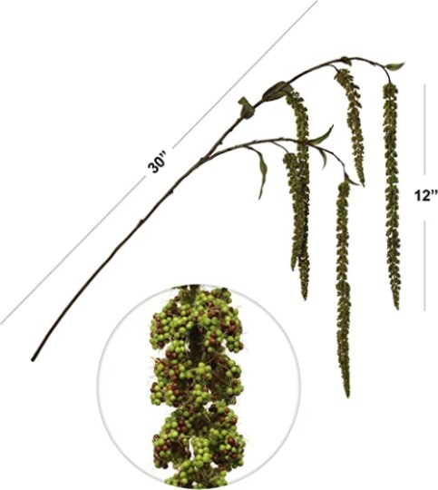 48-Pack: Hanging Green Amaranthus Spray by Floral Home&#xAE;