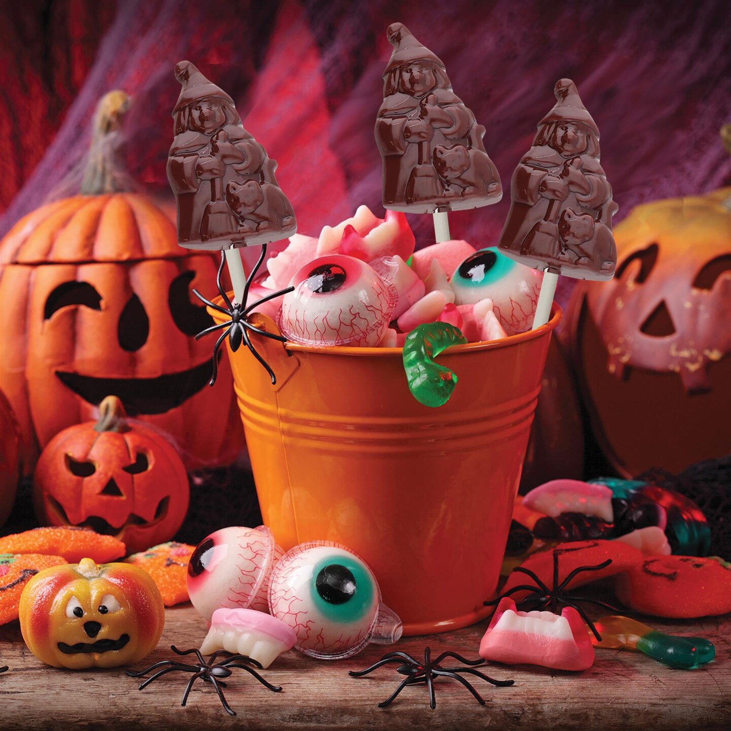 Chocolate Mold Cute Witch Lolly