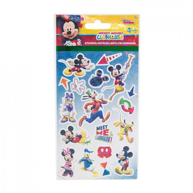 Mickey Mouse Mickey Mouse &#x26; Friends Character &#x26; Symbols Sticker Sheet, Pack of 4