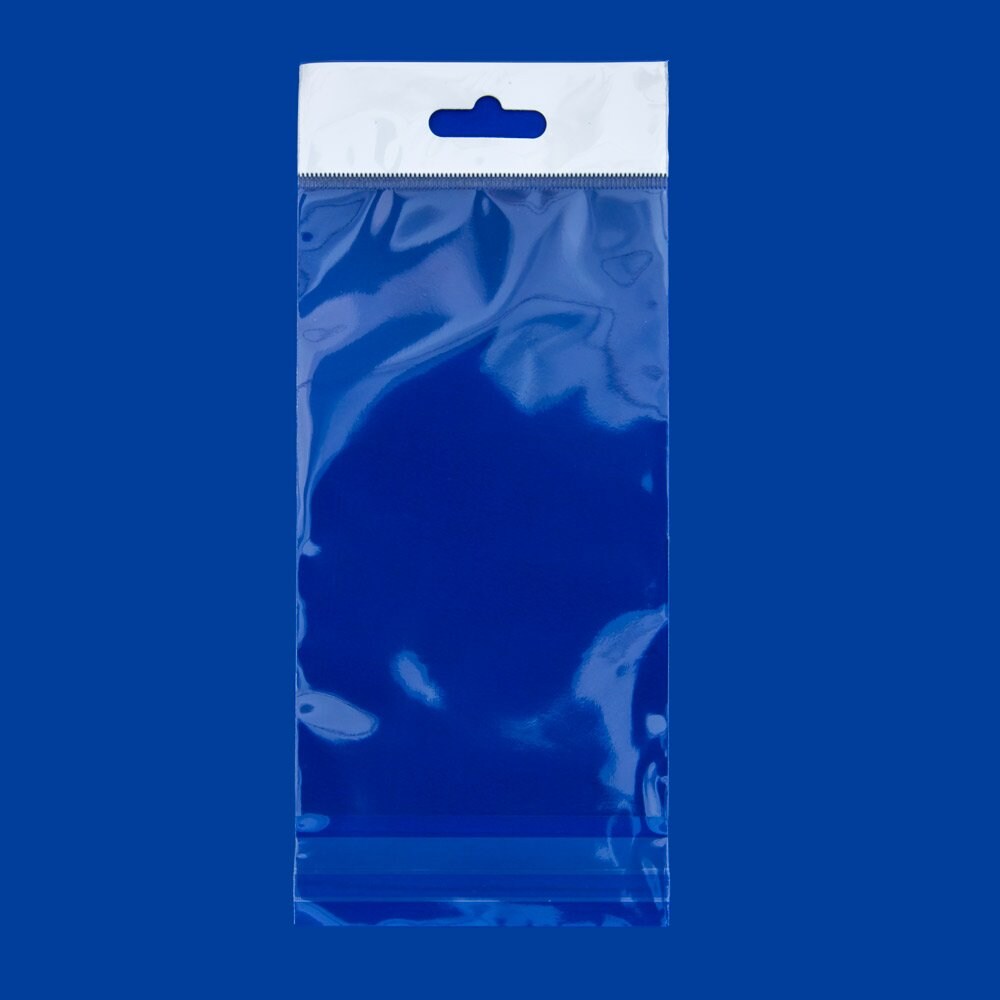 Resealable Polypropylene Bags with Hanging Header 3x5&#x22; (Package of 100)