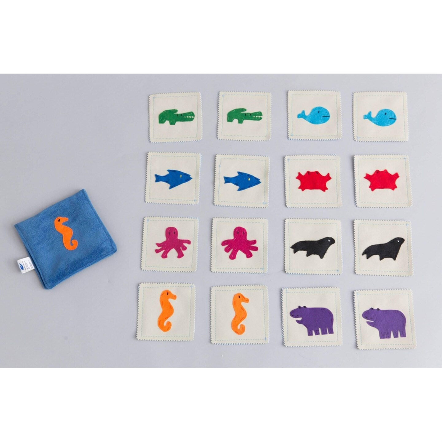 Water Animals Memory Game