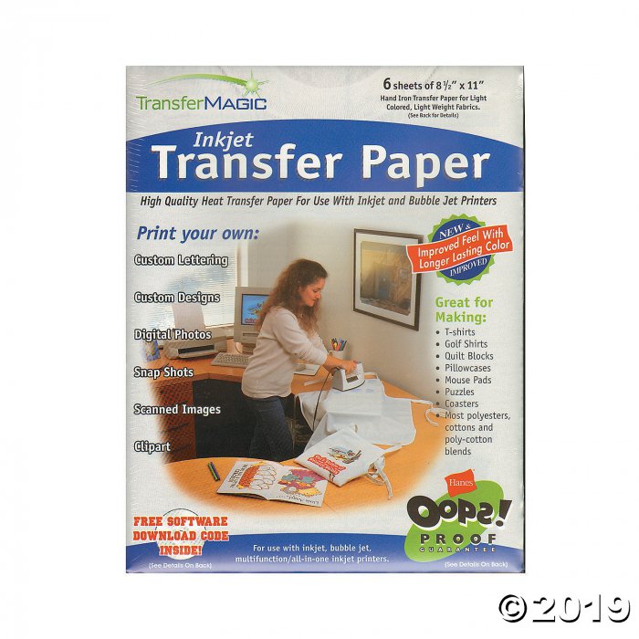 Transfer Magic Inkjet Transfer Paper