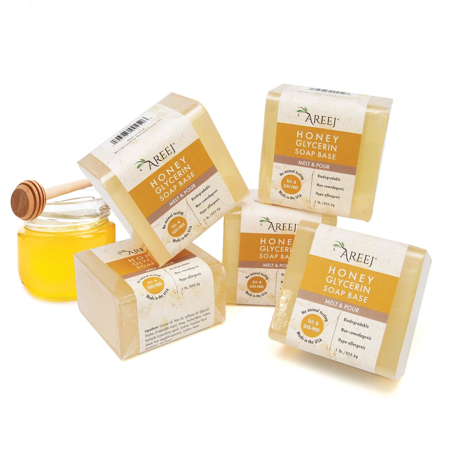 AREEJ HONEY GLYCERIN SOAP BASE SLSFREE Michaels