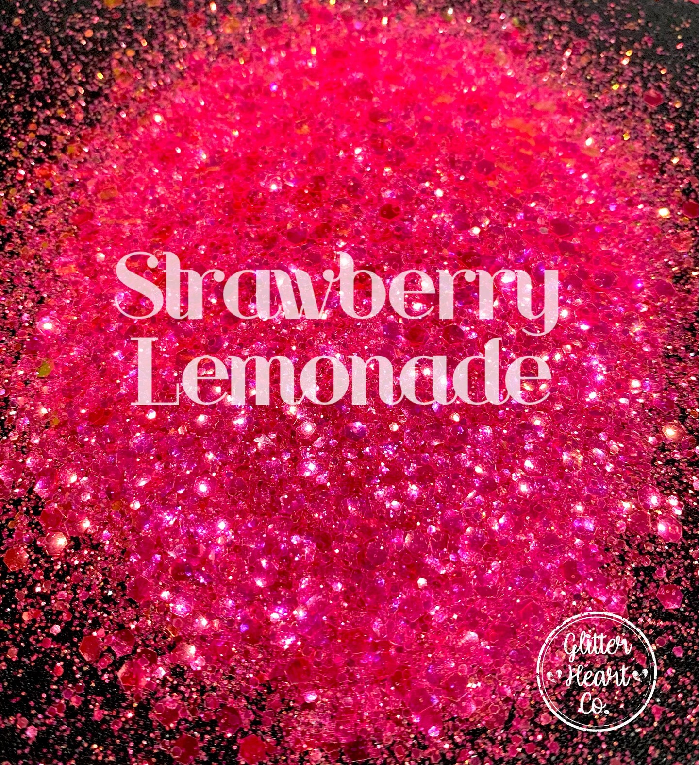 Polyester Glitter - Strawberry Lemonade by Glitter Heart Co.&#x2122;