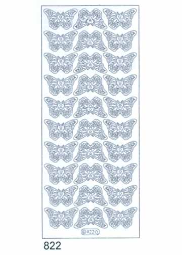 Starform Deco Stickers Butterflies Gold Michaels