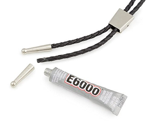 JewelrySupply Create Your Own Bolo Tie Kit - Bolo Cord, Bolo Slide, Bolo Tips & Glue