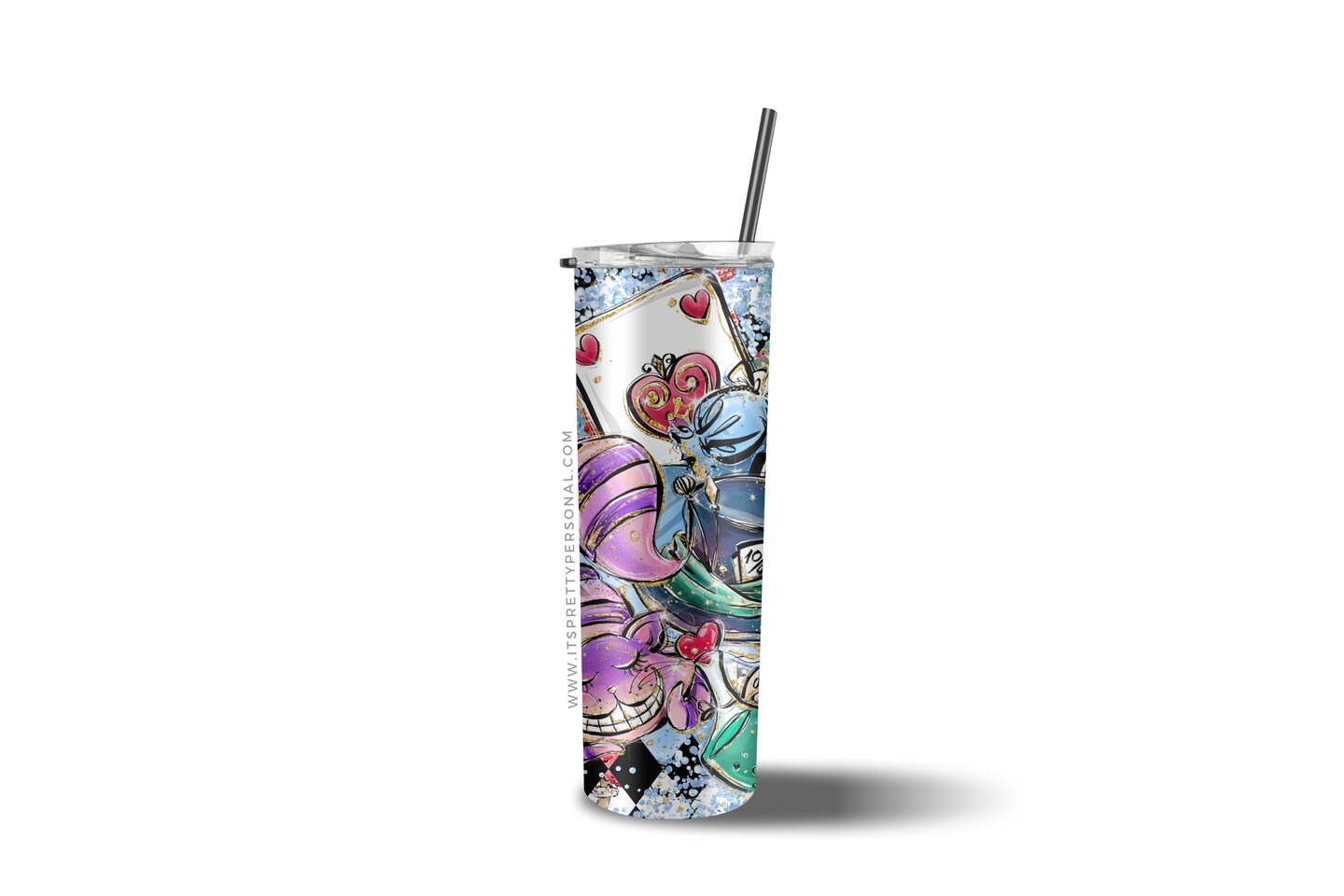 #643 CLEAR- 20oz - World Of Wonderland 9.4&#x22; x 8&#x22; Pattern Vinyl Wrap (IPP EXCLUSIVE!)
