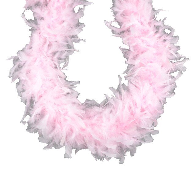 Fluffy Feather Boa: Light Pink