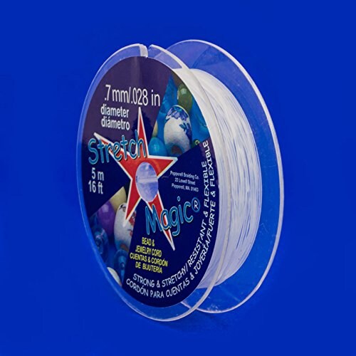 Stretch Magic Cord for Making Stretchy Bracelets (Clear/ .7mm / 5M)