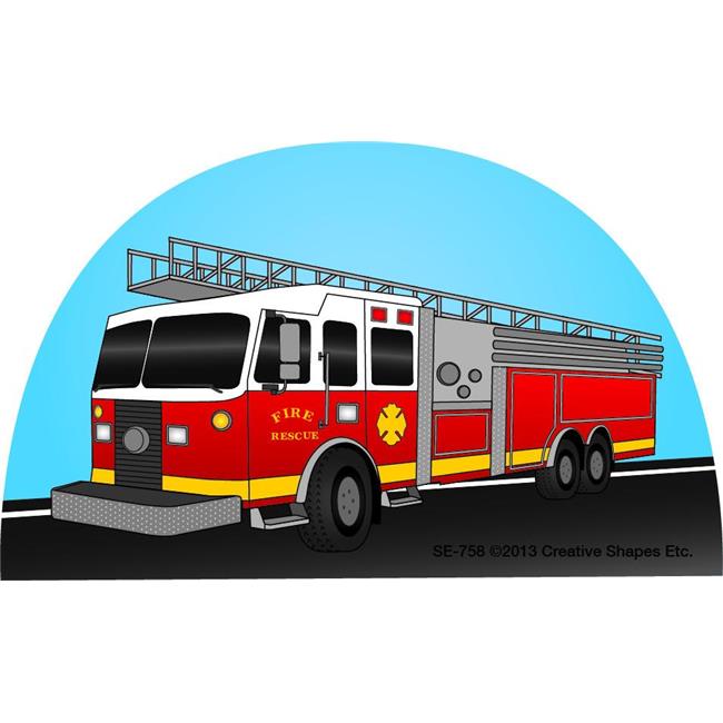 Creative Shapes Etc  4.5 x 4 in. Mini Notepad, Fire Truck - 35 Sheets per Pack