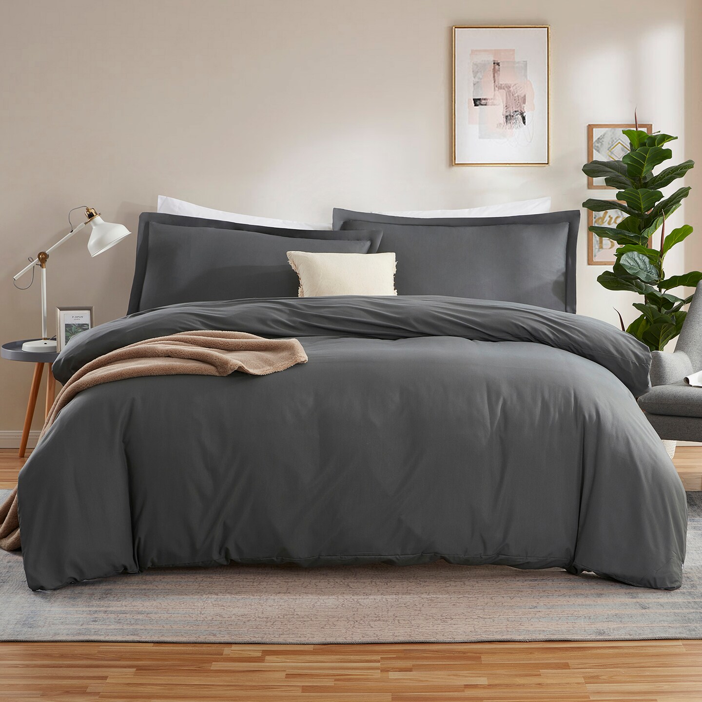 Nestl Double Brushed Microfiber Duvet Cover Set