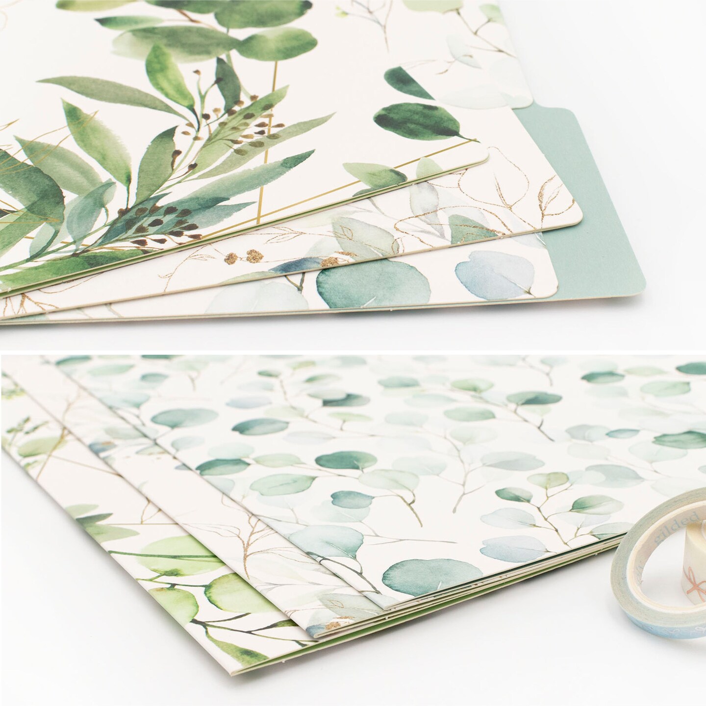 bloom daily planners File Folder Set, Eucalyptus