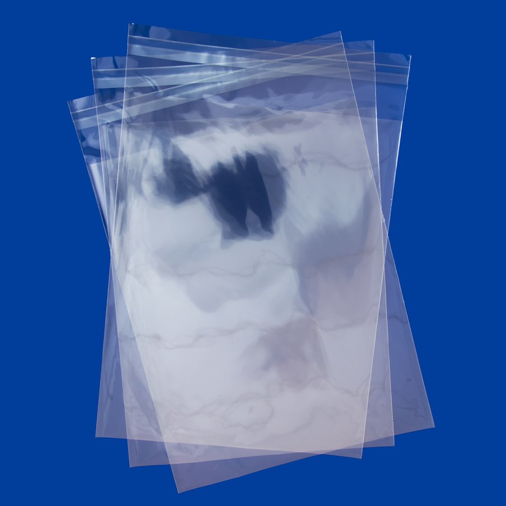 Resealable Polypropylene Bags 8 X 10 (OPP Bags) (Package of 100)