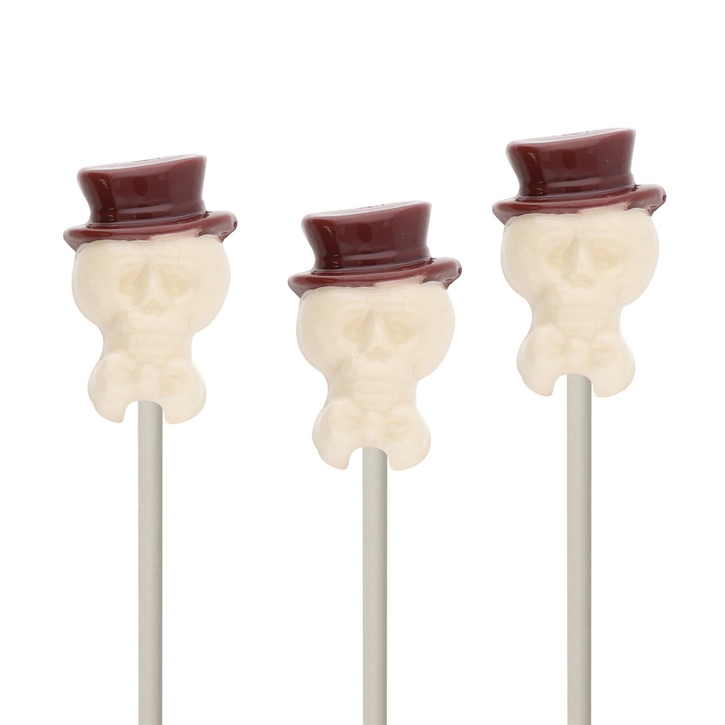 Hard Candy Skull Lollipop Mold & Sticks