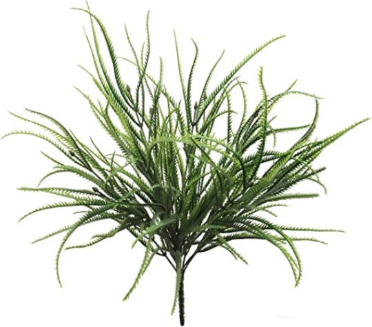 Refreshing 21" Green Millet Grass Bush Set of 24 - Authentic-Looking Artificial Greenery for Inviting Home Decor, Rustic Wedding Centerpieces, and Innovative DIY Projects