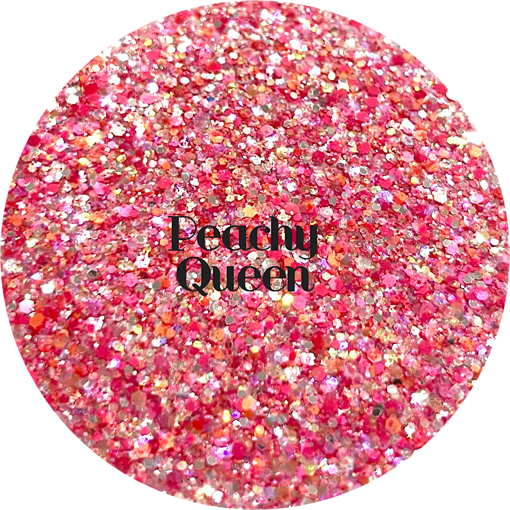 Polyester Glitter - Peachy Queen by Glitter Heart Co.&#x2122;