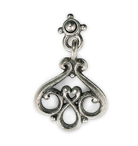 Chandelier Earring 27x15mm Pewter Antique Silver Plated (6 Pairs of Earrings)