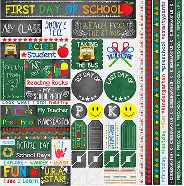Reminisce You&#x27;ve Been Schooled: Preschool Stickers
