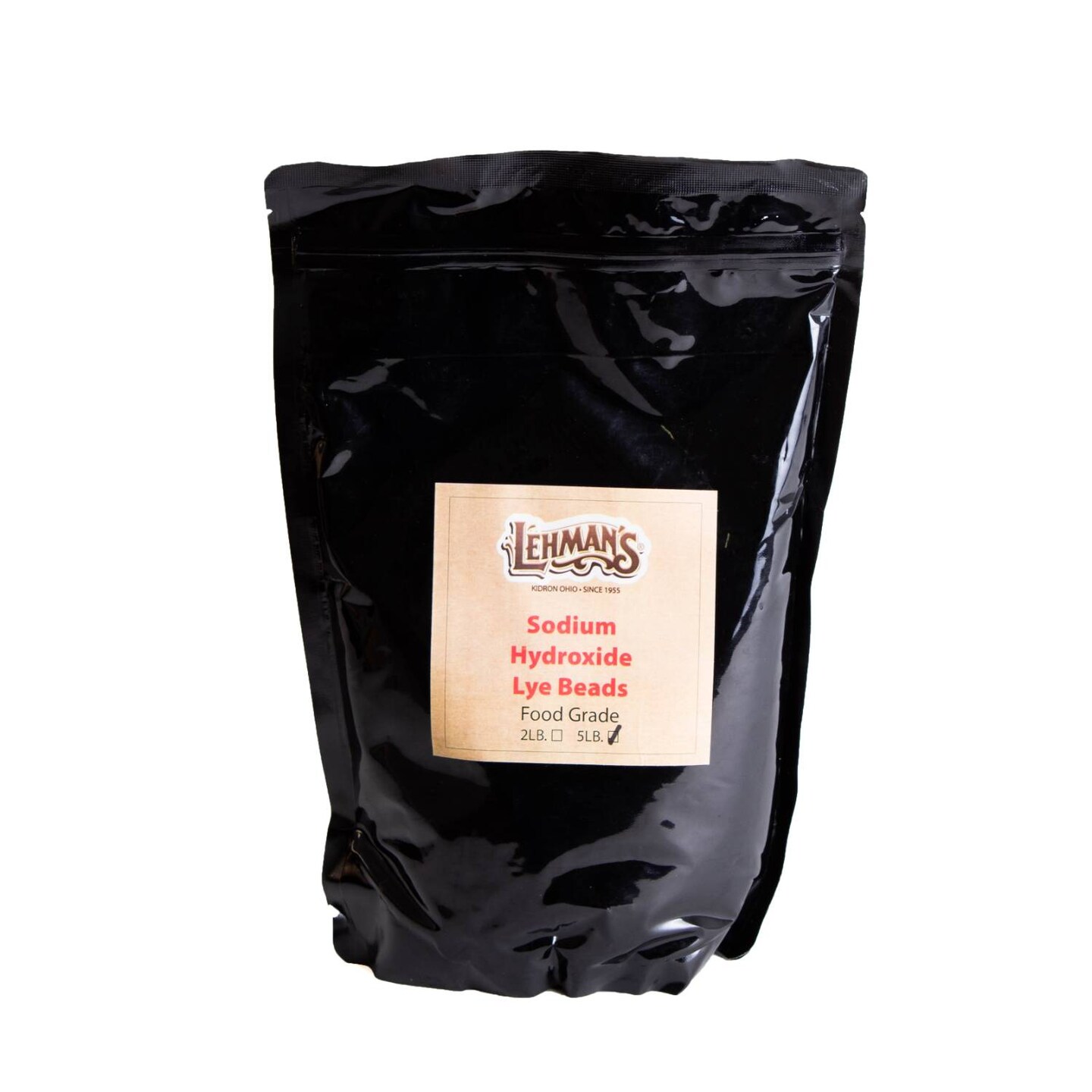 Lehman's Sodium Hydroxide for Soapmaking, Resealable Bag of Lye