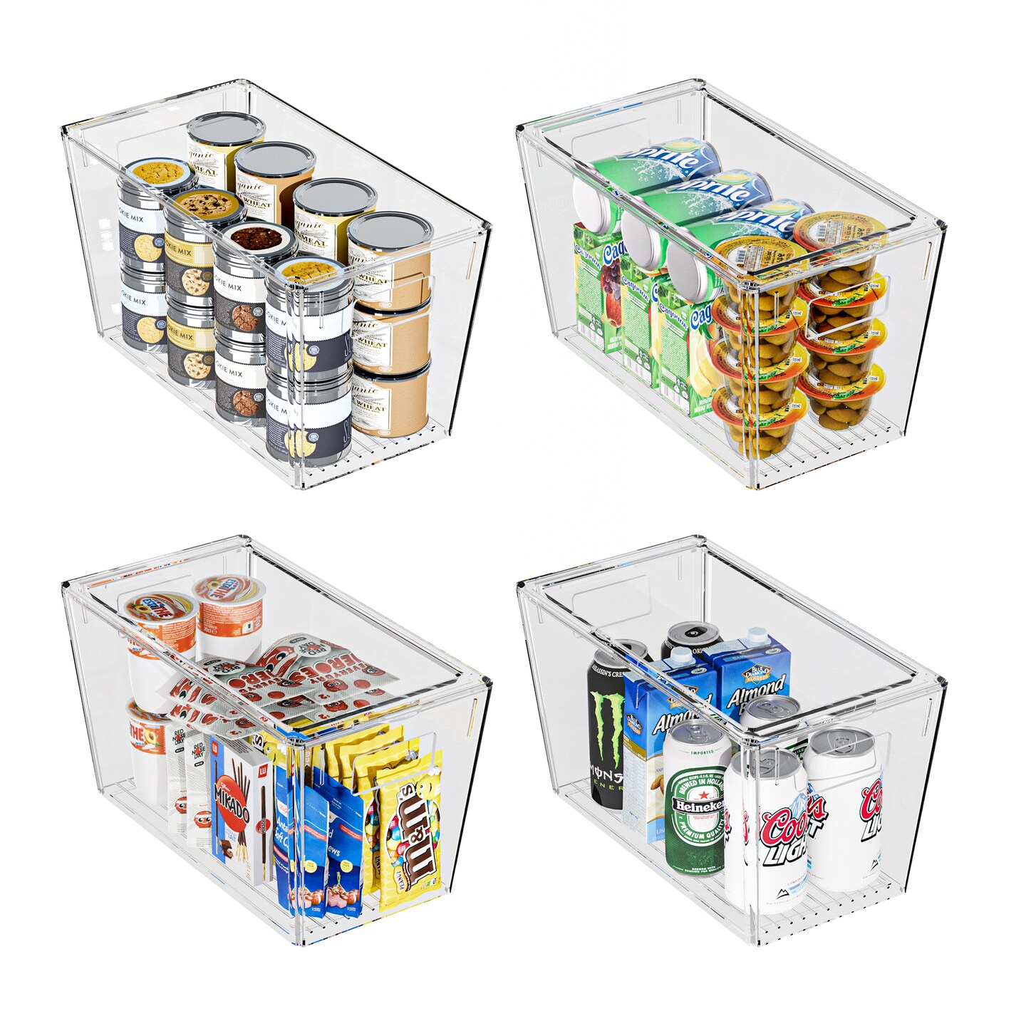 Locaupin Kitchen Storage Cabinet Box Storage Organizers Storage