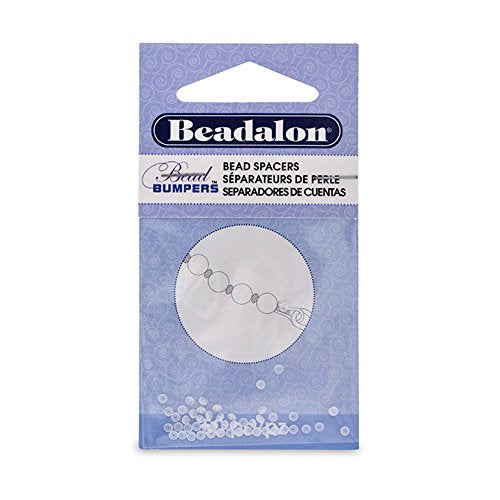 JewelrySupply Bead Bumpers 2mm Clear (50-Pcs)