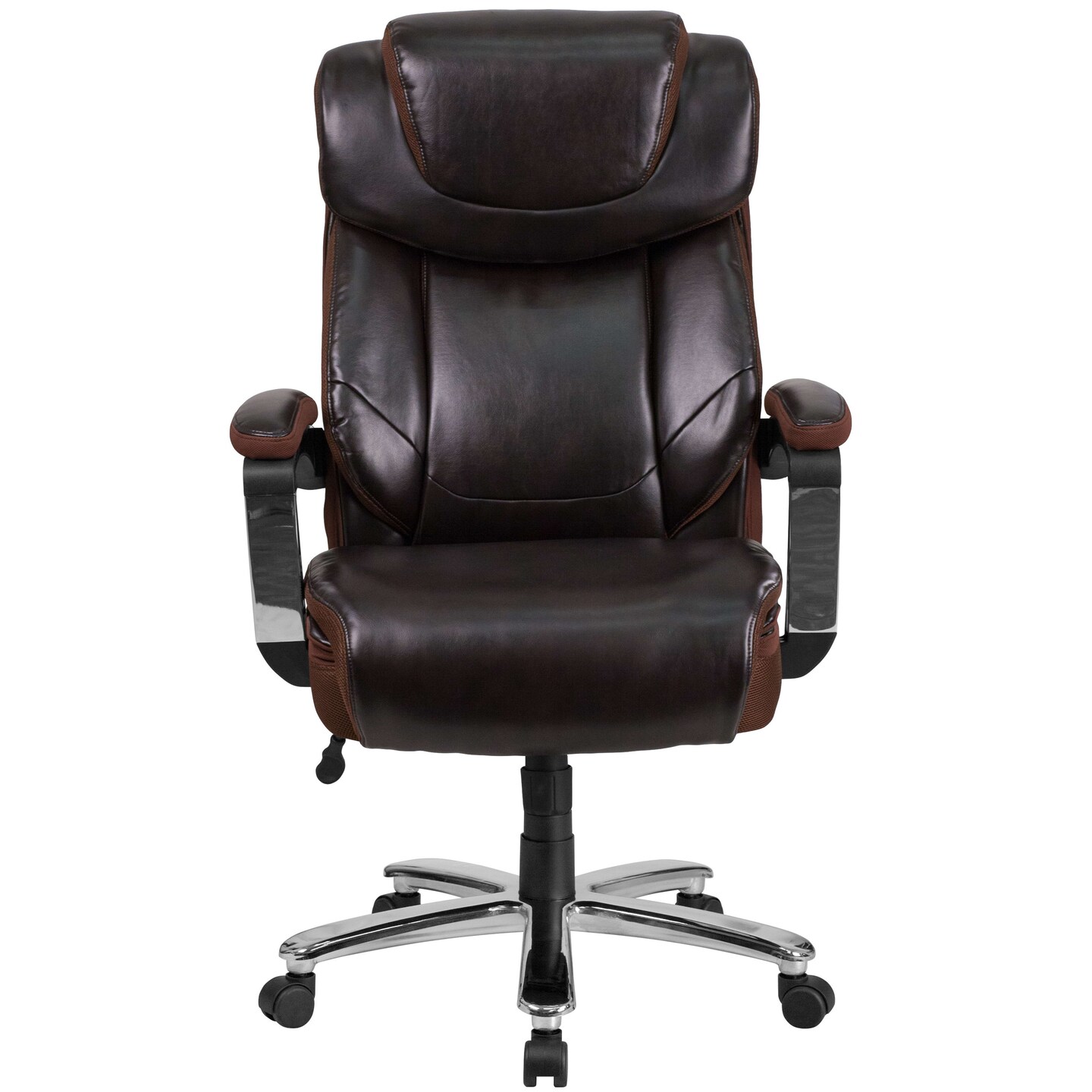 Emma and Oliver 500 lb. Big &#x26; Tall Height Adjustable Headrest Swivel Ergonomic Office Chair