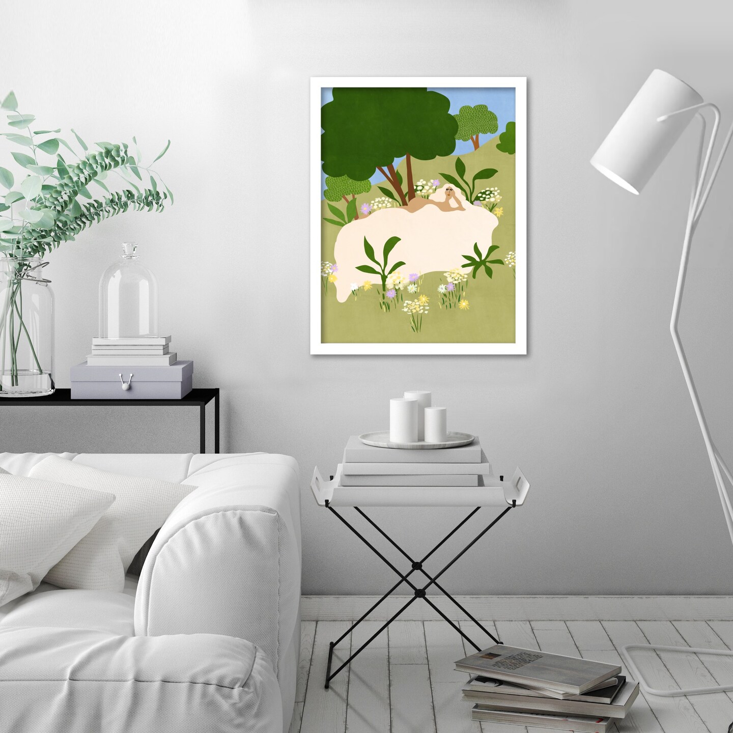 Afternoon Nap by Alja Horvat Black Framed Print - Americanflat