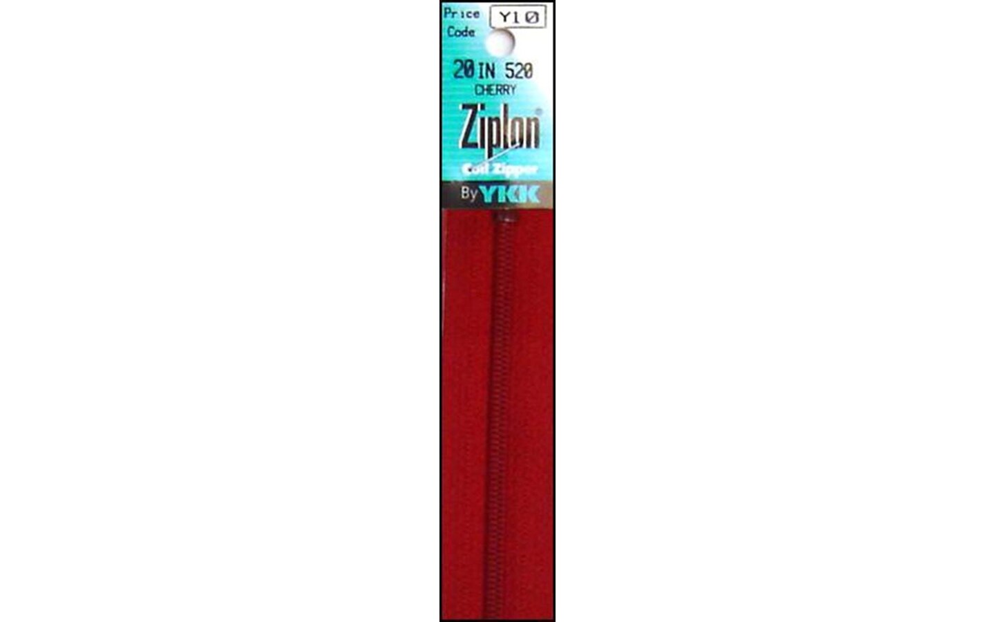 YKK Ziplon Coil Zipper 20&#x22; Cherry