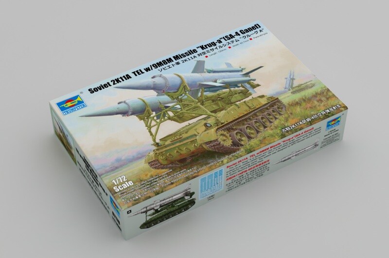 Trumpeter  1/72 2K11A TEL W/9M8M KRUG-A(SA-4 GANEF) Plastic Model