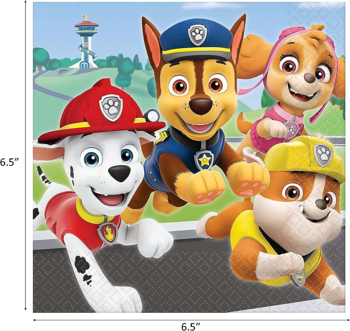 Paw Patrol Birthday Party Supplies Bundle | Paw Patrol Plates | Paw Patrol Napkins | Paw Patrol Cups | Paw Patrol Table Cover | Paw Patrol Decorations (Pack for 16)