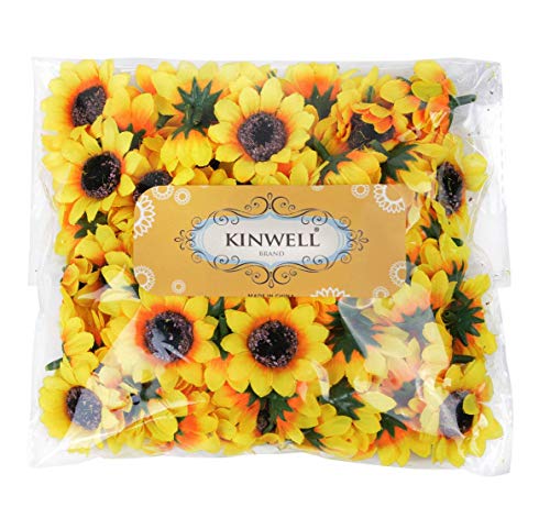 100pcs Small Sunflowers Mini Silk Sunflower Artificial Fake Flowers