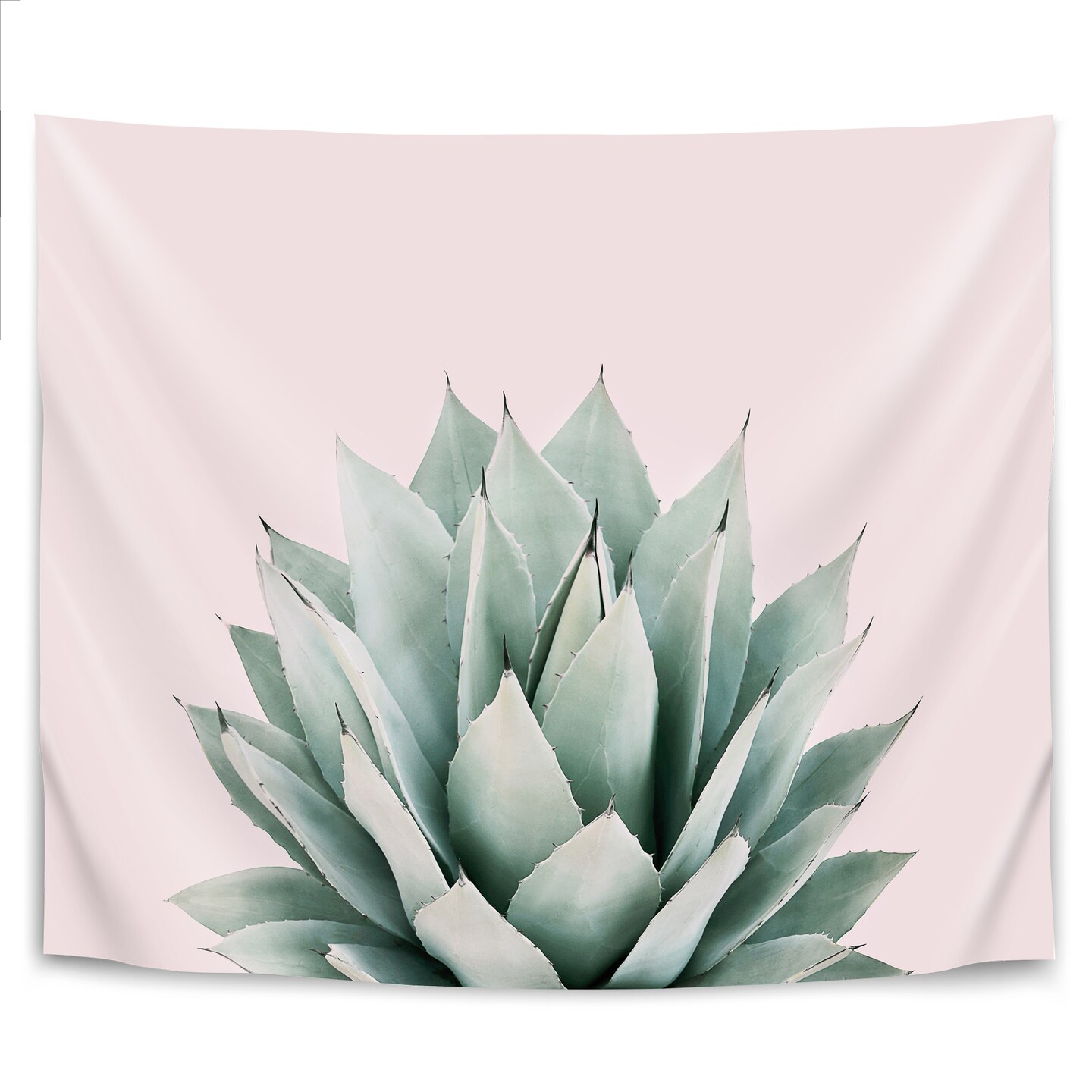 Blush Succulent by Sisi and Seb  Wall Tapestry - Americanflat