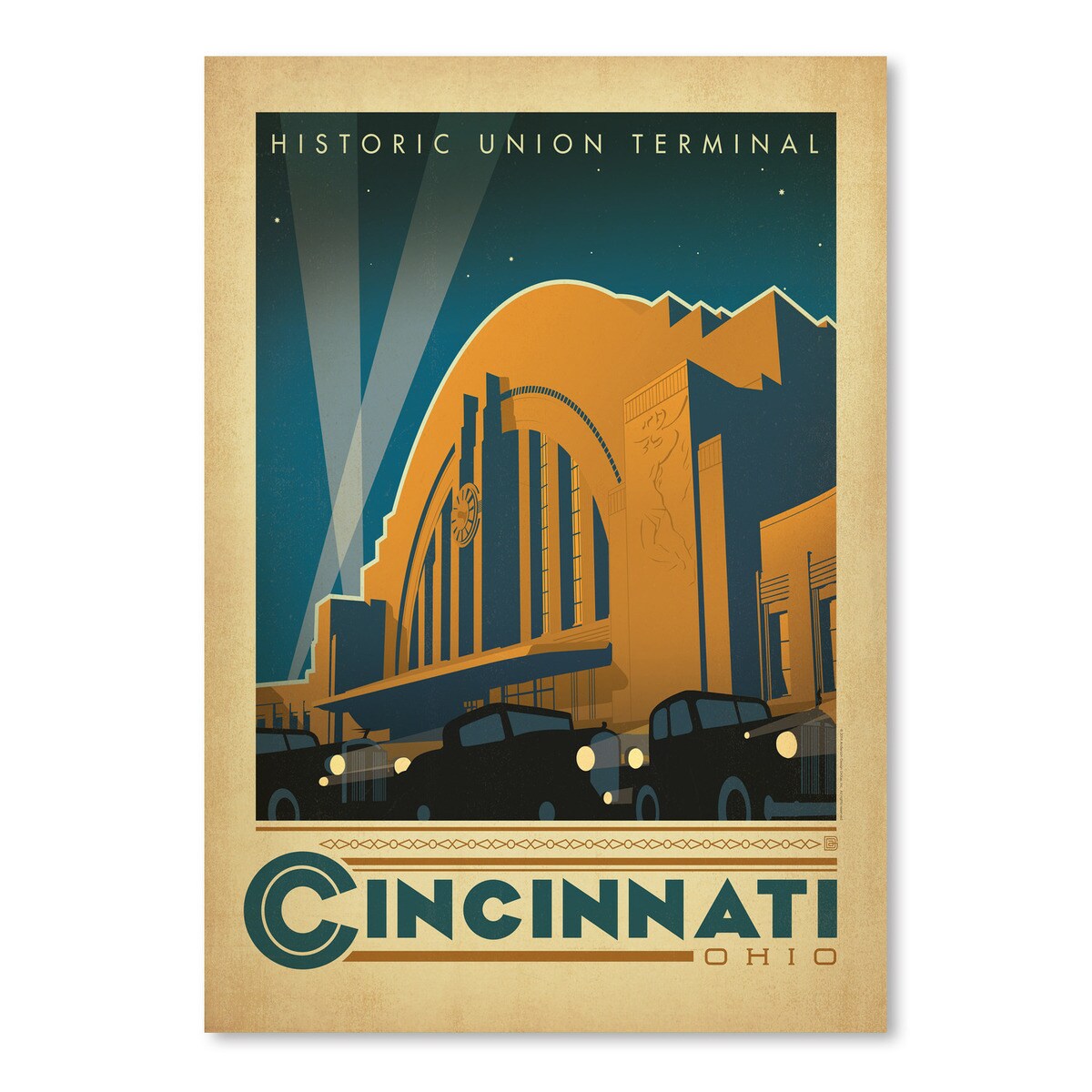 Asa Cincinnati by Anderson Design Group  Poster Art Print - Americanflat