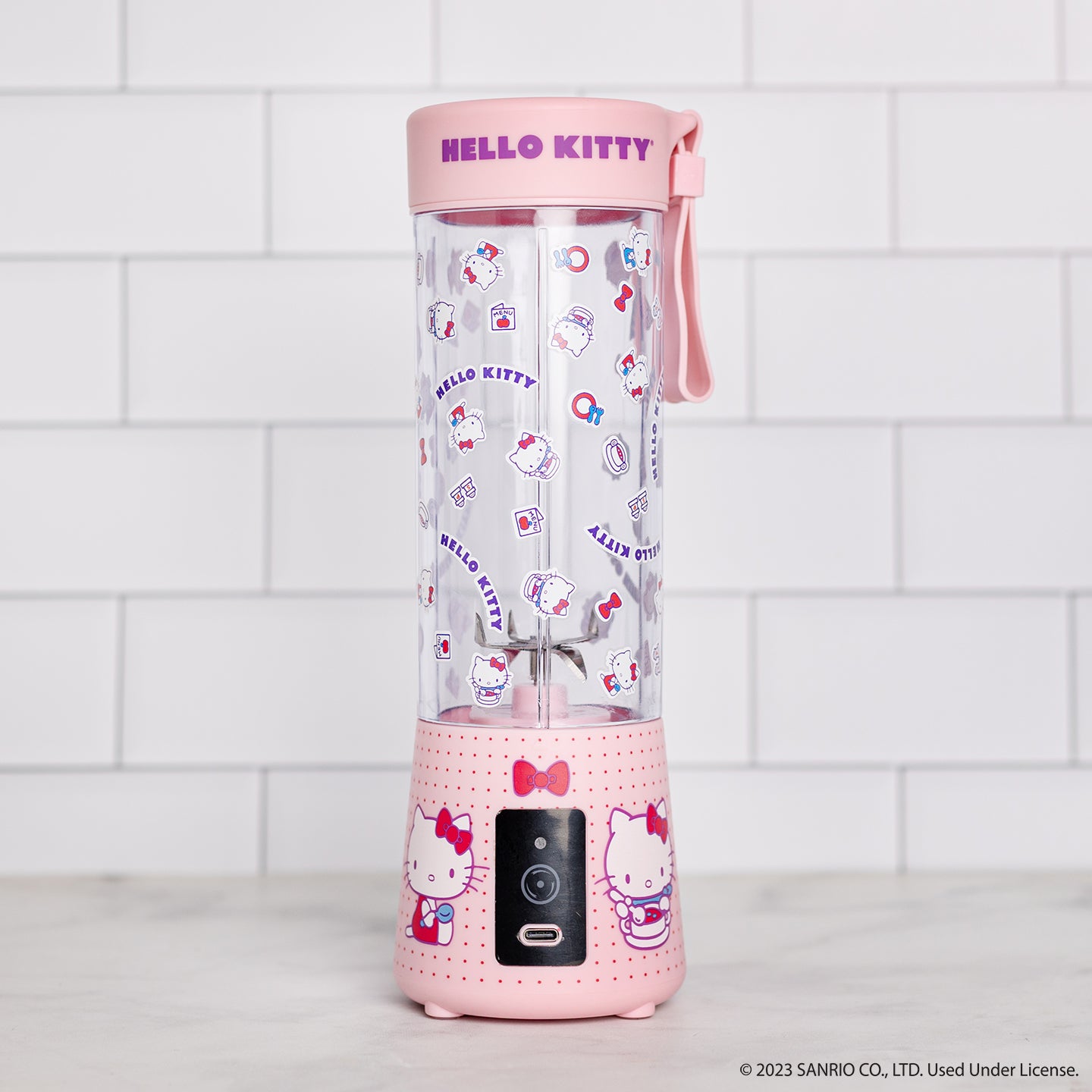 Uncanny Brands Hello Kitty USB-Rechargeable Portable Blender