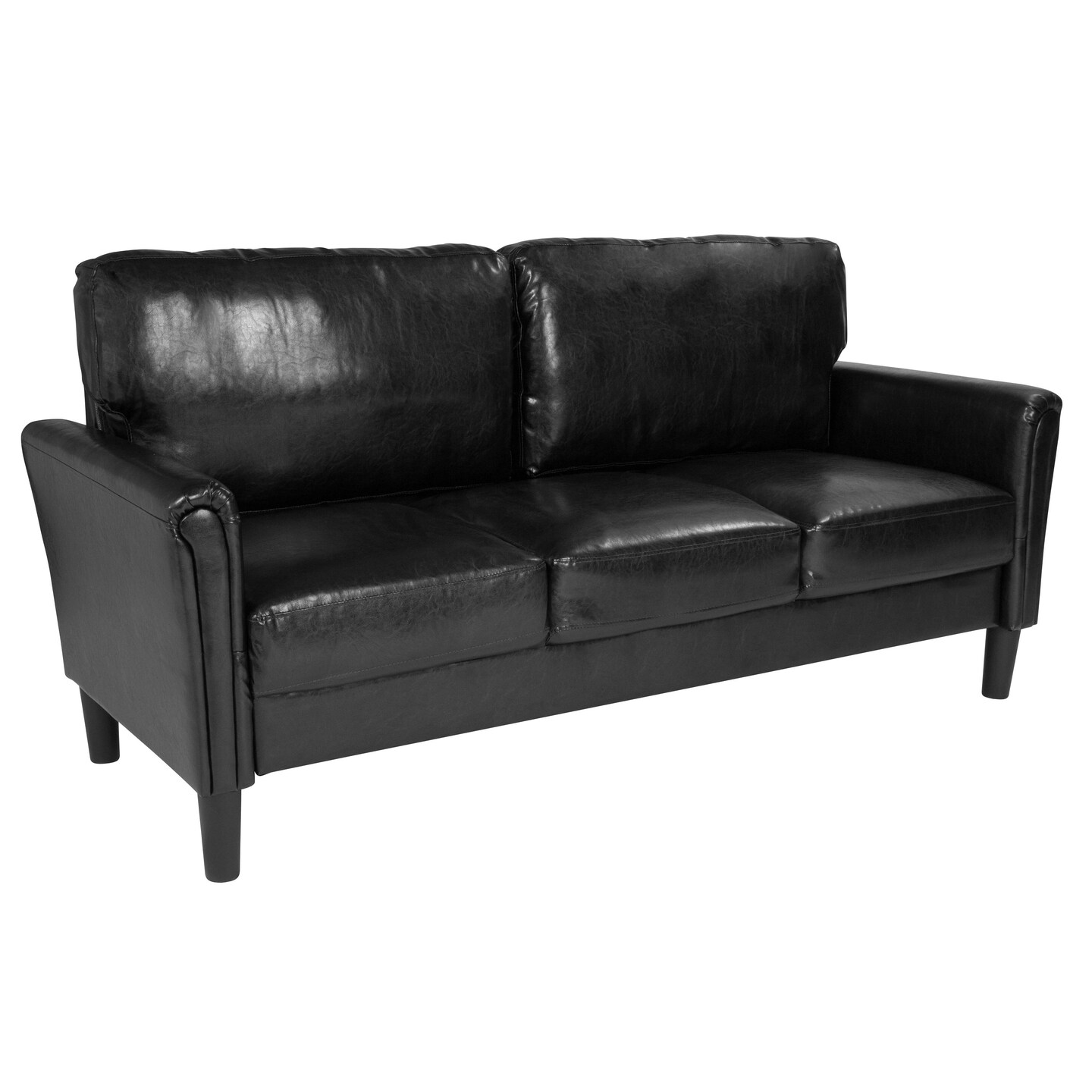 Emma and Oliver Living Room Sofa Couch with Tailored Arms