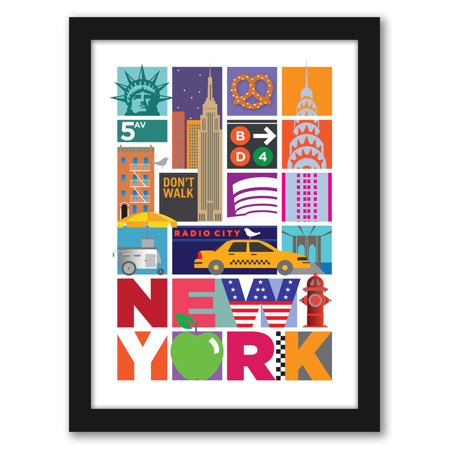 New York by Visual Philosophy Frame - Americanflat | Michaels