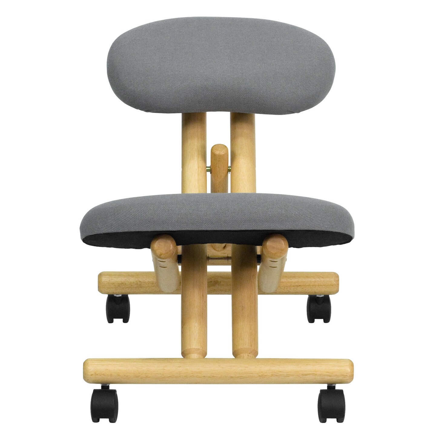 Emma and Oliver Mobile Wooden Ergonomic Kneeling Office Chair